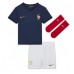Tanie Strój piłkarski Francja Adrien Rabiot #14 Koszulka Podstawowej dla dziecięce MŚ 2022 Krótkie Rękawy (+ szorty)